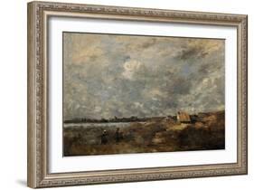 Stormy Weather. Pas De Calais, C. 1870-Jean-Baptiste-Camille Corot-Framed Giclee Print