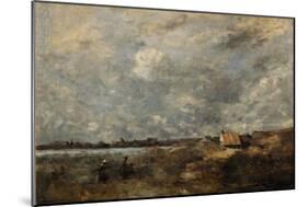 Stormy Weather. Pas De Calais, C. 1870-Jean-Baptiste-Camille Corot-Mounted Giclee Print
