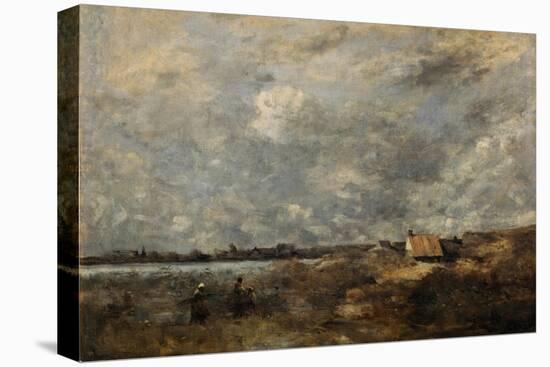 Stormy Weather. Pas De Calais, C. 1870-Jean-Baptiste-Camille Corot-Stretched Canvas