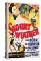 Stormy Weather, Swedish Movie Poster, 1943-null-Stretched Canvas
