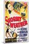 Stormy Weather, Swedish Movie Poster, 1943-null-Mounted Art Print