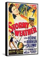 Stormy Weather, Swedish Movie Poster, 1943-null-Framed Stretched Canvas