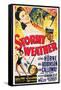 Stormy Weather, Swedish Movie Poster, 1943-null-Framed Stretched Canvas