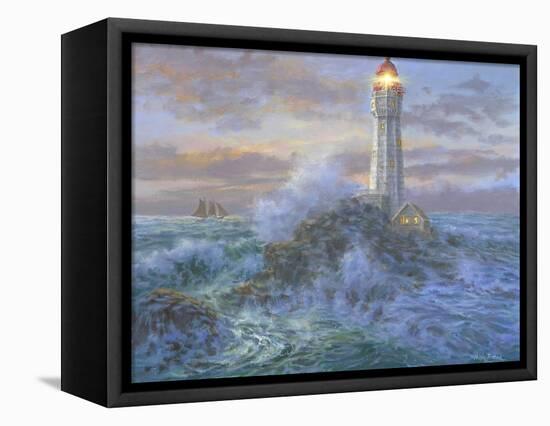 Stormy Weather-Nicky Boehme-Framed Stretched Canvas