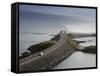 Storseisundbrua Bridge, the Atlantic Road, Romsdal, Norway-Peter Adams-Framed Stretched Canvas