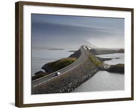Storseisundbrua Bridge, the Atlantic Road, Romsdal, Norway-Peter Adams-Framed Photographic Print
