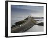 Storseisundbrua Bridge, the Atlantic Road, Romsdal, Norway-Peter Adams-Framed Photographic Print