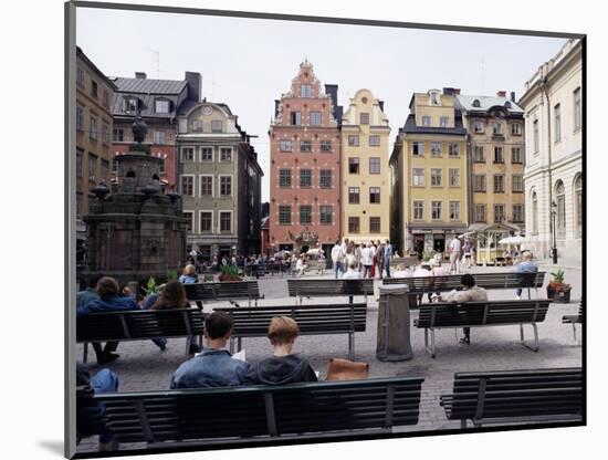 Stortorget, Gamla Stan (Old Town), Stockholm, Sweden, Scandinavia-Richard Ashworth-Mounted Photographic Print