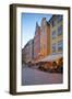 Stortorget Square Cafes at Dusk, Gamla Stan, Stockholm, Sweden, Scandinavia, Europe-Frank Fell-Framed Photographic Print