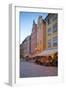 Stortorget Square Cafes at Dusk, Gamla Stan, Stockholm, Sweden, Scandinavia, Europe-Frank Fell-Framed Photographic Print