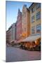 Stortorget Square Cafes at Dusk, Gamla Stan, Stockholm, Sweden, Scandinavia, Europe-Frank Fell-Mounted Photographic Print