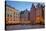 Stortorget Square Cafes at Dusk, Gamla Stan, Stockholm, Sweden, Scandinavia, Europe-Frank Fell-Stretched Canvas