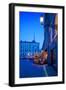 Stortorget Square Cafes at Dusk, Gamla Stan, Stockholm, Sweden, Scandinavia, Europe-Frank Fell-Framed Premium Photographic Print