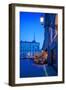 Stortorget Square Cafes at Dusk, Gamla Stan, Stockholm, Sweden, Scandinavia, Europe-Frank Fell-Framed Photographic Print