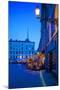 Stortorget Square Cafes at Dusk, Gamla Stan, Stockholm, Sweden, Scandinavia, Europe-Frank Fell-Mounted Photographic Print