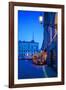 Stortorget Square Cafes at Dusk, Gamla Stan, Stockholm, Sweden, Scandinavia, Europe-Frank Fell-Framed Photographic Print