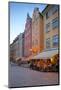 Stortorget Square Cafes at Dusk, Gamla Stan, Stockholm, Sweden, Scandinavia, Europe-Frank Fell-Mounted Photographic Print