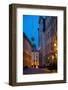 Stortorget Square Cafes at Dusk, Gamla Stan, Stockholm, Sweden, Scandinavia, Europe-Frank Fell-Framed Photographic Print