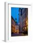 Stortorget Square Cafes at Dusk, Gamla Stan, Stockholm, Sweden, Scandinavia, Europe-Frank Fell-Framed Photographic Print