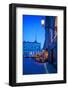 Stortorget Square Cafes at Dusk, Gamla Stan, Stockholm, Sweden, Scandinavia, Europe-Frank Fell-Framed Photographic Print