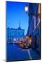 Stortorget Square Cafes at Dusk, Gamla Stan, Stockholm, Sweden, Scandinavia, Europe-Frank Fell-Mounted Photographic Print