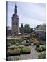 Stortorvet Square With Flower Market and Cathedral (Domkirke), Oslo, Norway, Scandinavia, Europe-null-Stretched Canvas