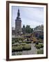 Stortorvet Square With Flower Market and Cathedral (Domkirke), Oslo, Norway, Scandinavia, Europe-null-Framed Photographic Print