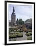 Stortorvet Square With Flower Market and Cathedral (Domkirke), Oslo, Norway, Scandinavia, Europe-null-Framed Photographic Print