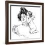 Story, 1902-Charles Dana Gibson-Framed Giclee Print