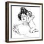 Story, 1902-Charles Dana Gibson-Framed Giclee Print