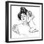 Story, 1902-Charles Dana Gibson-Framed Giclee Print