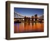 Story Bridge and Brisbane River, Brisbane, Queensland, Australia-David Wall-Framed Photographic Print