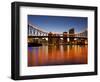 Story Bridge and Brisbane River, Brisbane, Queensland, Australia-David Wall-Framed Photographic Print