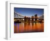 Story Bridge and Brisbane River, Brisbane, Queensland, Australia-David Wall-Framed Photographic Print