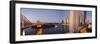 Story Bridge, Kangaroo Point, Brisbane River and City Centre at Dawn, Brisbane, Queensland, Austral-Nick Servian-Framed Photographic Print