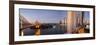 Story Bridge, Kangaroo Point, Brisbane River and City Centre at Dawn, Brisbane, Queensland, Austral-Nick Servian-Framed Photographic Print