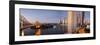 Story Bridge, Kangaroo Point, Brisbane River and City Centre at Dawn, Brisbane, Queensland, Austral-Nick Servian-Framed Photographic Print