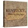 Story Kentucky-Tina Carlson-Stretched Canvas