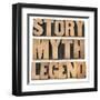 Story, Myth, Legend-PixelsAway-Framed Art Print