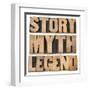 Story, Myth, Legend-PixelsAway-Framed Art Print