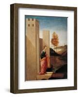 Story of Esther. Queen Vasthi Leaving the Ream-Filippino Lippi-Framed Art Print