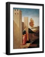 Story of Esther. Queen Vasthi Leaving the Ream-Filippino Lippi-Framed Art Print