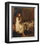 Story of Golden Locks, c.1870-Seymour Joseph Guy-Framed Premium Giclee Print