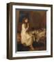 Story of Golden Locks, c.1870-Seymour Joseph Guy-Framed Premium Giclee Print