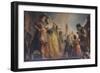 Story of Gualtiero, Count of Angers-Giuseppe Cades-Framed Giclee Print