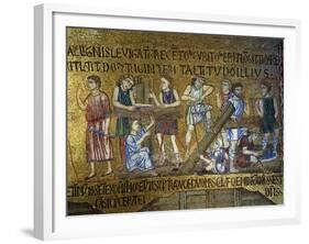 Story of Noah: the Building of the Ark, 11th Century-null-Framed Giclee Print