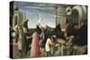 Story of Saint Luke Predella Triptych-Fra Angelico-Stretched Canvas