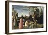 Story of Saint Luke Predella Triptych-Fra Angelico-Framed Giclee Print