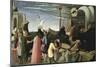 Story of Saint Luke Predella Triptych-Fra Angelico-Mounted Giclee Print