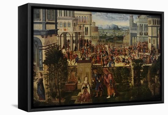 Story of Susanna-Hans, the Elder Schöpfer-Framed Stretched Canvas